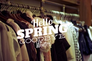 As well as a general tidy up, spring presents an opportunity to do a wardrobe cull as well.